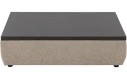 Goossens hocker lago bruin stof - 8252194-{merk}-lago-hocker-stof-01